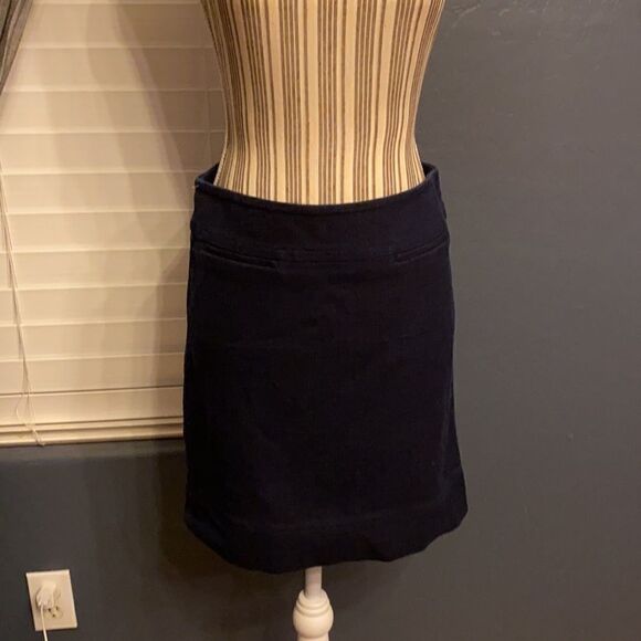 Talbots mini pencil tween blue skirt - Picture 2 of 8